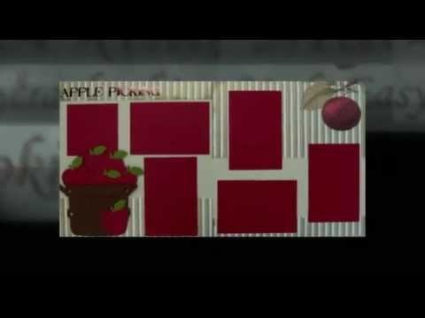 Down Memory Lane - Apple Picking - Scrapbook Page Kit