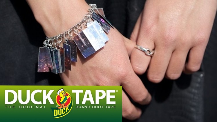 Duck Tape Crafts: How to Make a Prism Charm Bracelet with LaurDIY