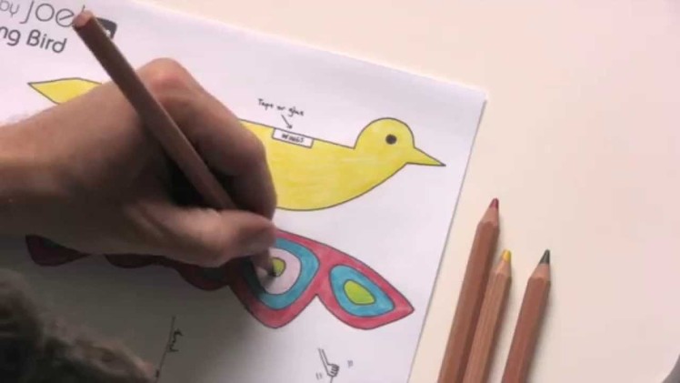 Flapping Bird - Kids Paper Craft