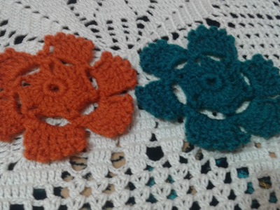 How to Crochet flower the Flemish Motif