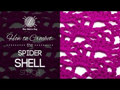 How to Crochet the Spider Shell Stitch