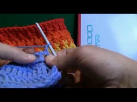How To Crochet Using Back Posts BPDC - RH