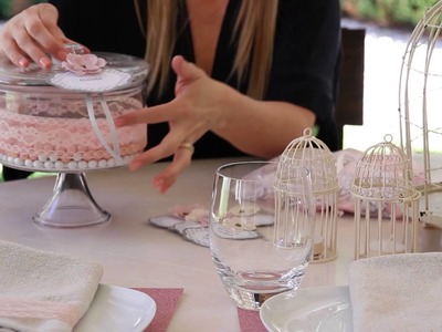 How to Decorate a Pink, Elegant Baby Shower : Crafting Ideas