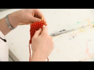 How to Do Slipped Stitch Edging in Knitting : Knitting & Stitching