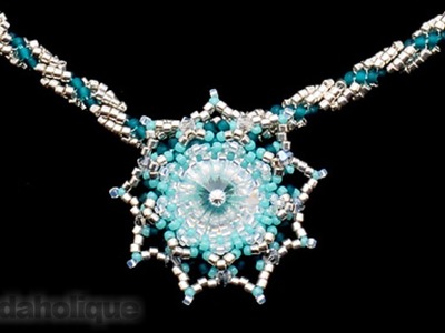 How to Embellish a Beaded Bezel for the Evening Star Necklace