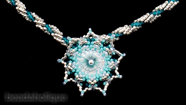 How to Embellish a Beaded Bezel for the Evening Star Necklace