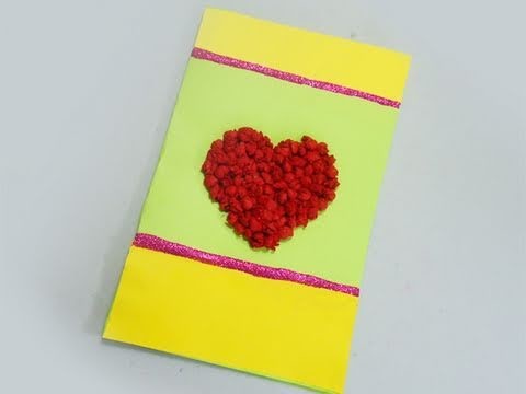How to make a card with tissue paper - EP