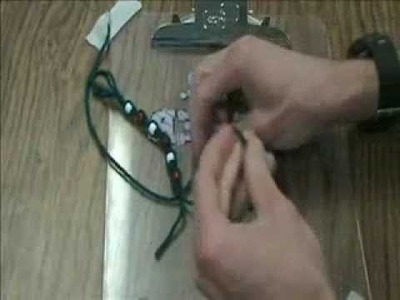 How to make a Macrame bracelet with beads