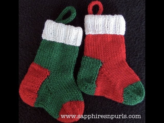 Knit a Mini Christmas Stocking - Pattern Help