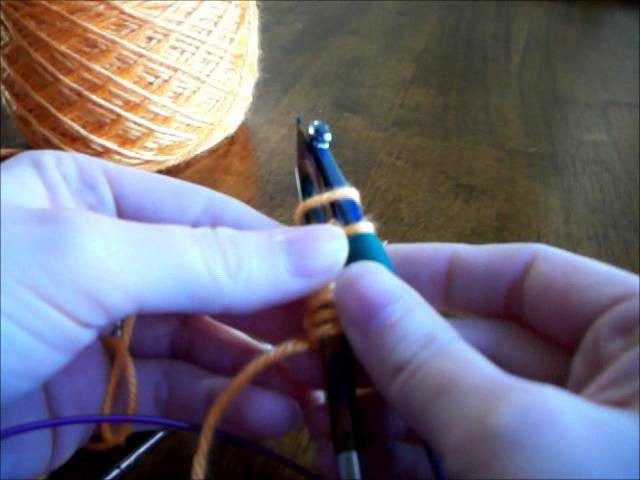 Left Handed Knitting, Cast-on Part 2: Provisional Cast-on