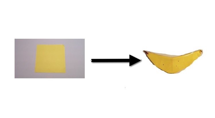 Origami Banana (how to)