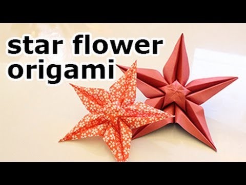 Origami Star Flower Tutorial