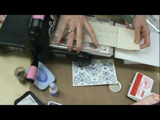 Scrapbooking Made Simple uses the NEW "Ink Its"  Letter Press Plates by Sizzix