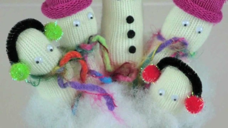 Snowmen Glove Christmas Decoration