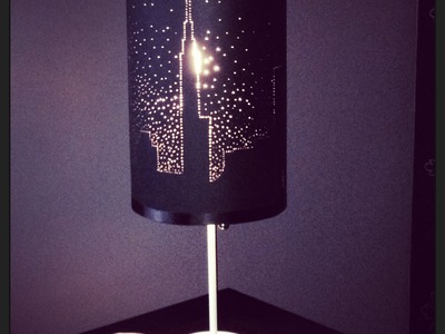 Starry Night Lamp Shade - DIY by Tanya Memme (As Seen on Home & Family)