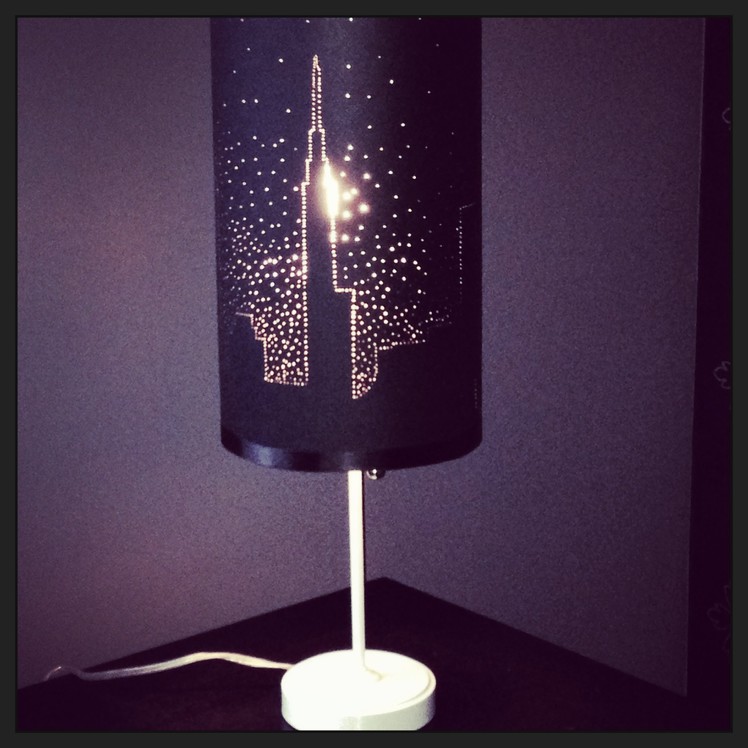 Starry Night Lamp Shade - DIY by Tanya Memme (As Seen on Home & Family)