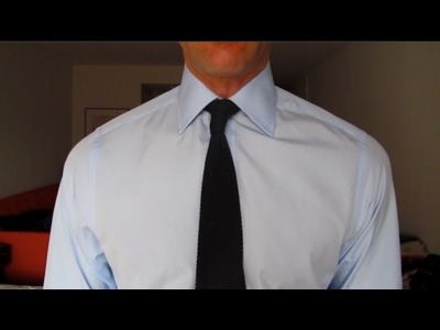 The Black Knit Tie
