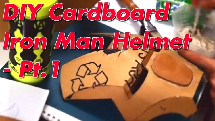 #11: Iron Man Mark 4 Helmet DIY 1.5 - Cardboard - Cut & Glue (Template)