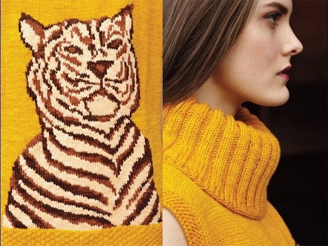 #21 Tiger Pullover, Vogue Knitting Early Fall 2013