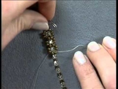 Beading Lesson with Beadalon® - Embellishing Crystal Cup Chain