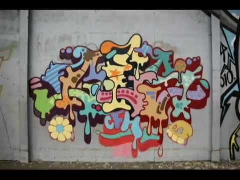 Ces53 DIY Tutorial.How to do a Graffiti-piece in C-funk wild-style.