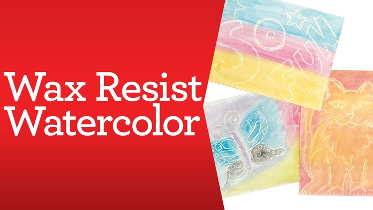 Crafting for Kids: Wax Resist Watercolor