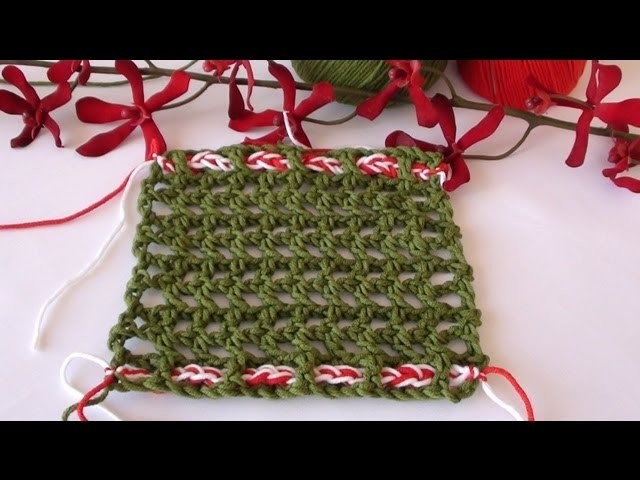 Crochet Christmas Inspirational Square - Crochet Square