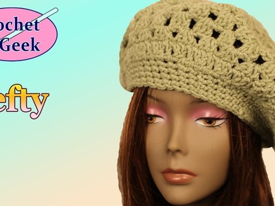 Crochet Slouch Hat - Left Hand Crochet Geek