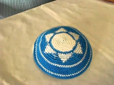 Crocheted Kippot - Star of David