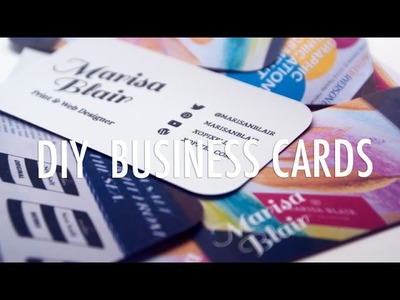 DIY Business Cards | XO PIXEL
