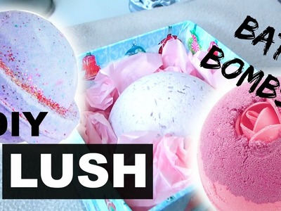 DIY Easy LUSH Bath Bombs | Demo + Gifts
