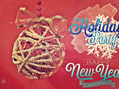 DIY. New Years decorations. Christmas ball. Novogodisnja dekoracija