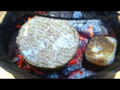 DIY paper log burn test