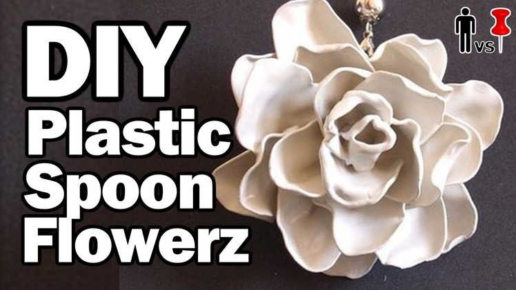 DIY Plastic Spoon Flowers - Man Vs. Pin #38