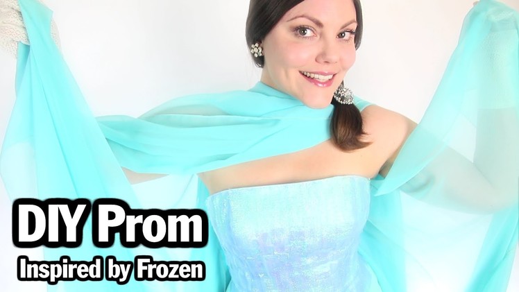 DIY Queen Elsa, Frozen Inspired Dress