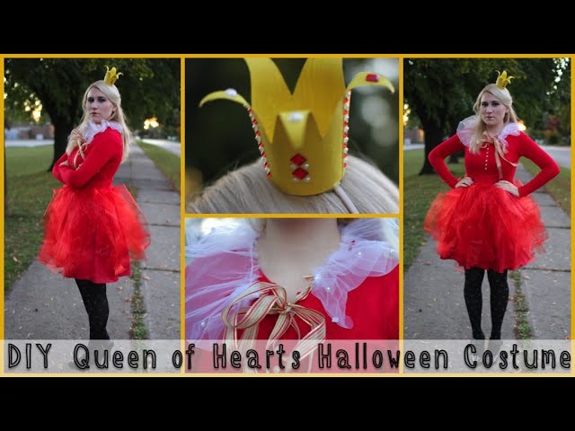 DIY Queen of Hearts Halloween Costume