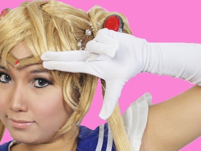 DIY : Sailor Moon Tiara, Red Hair Odango, Necklace (Accesories)