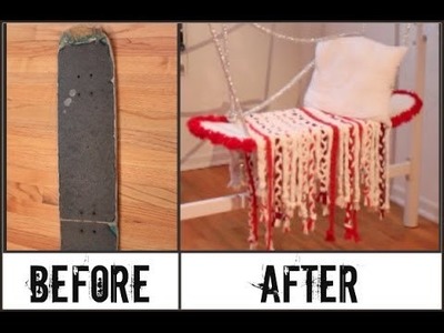 DIY Skateboard Swing Seat! (Pinterest Idea)