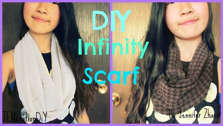 Easy DIY: Infinity Scarf (No sew!)