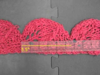 How to Block a Knit Lace Scarf