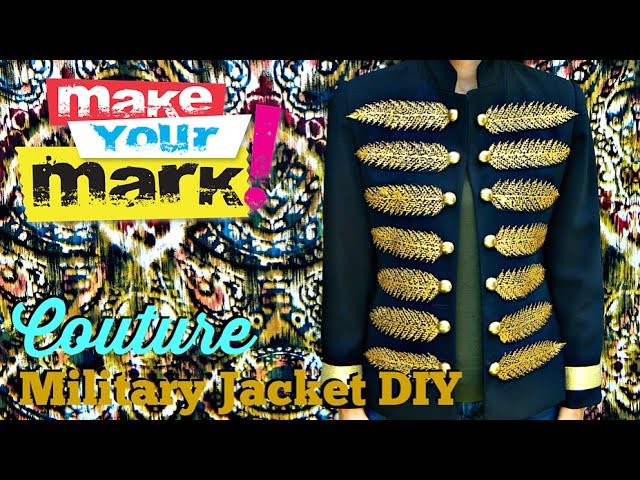 How to: Couture Military Jacket DIY