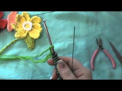 How to Crochet a "Daffodil Bouquet"-Free Pattern- Video 3