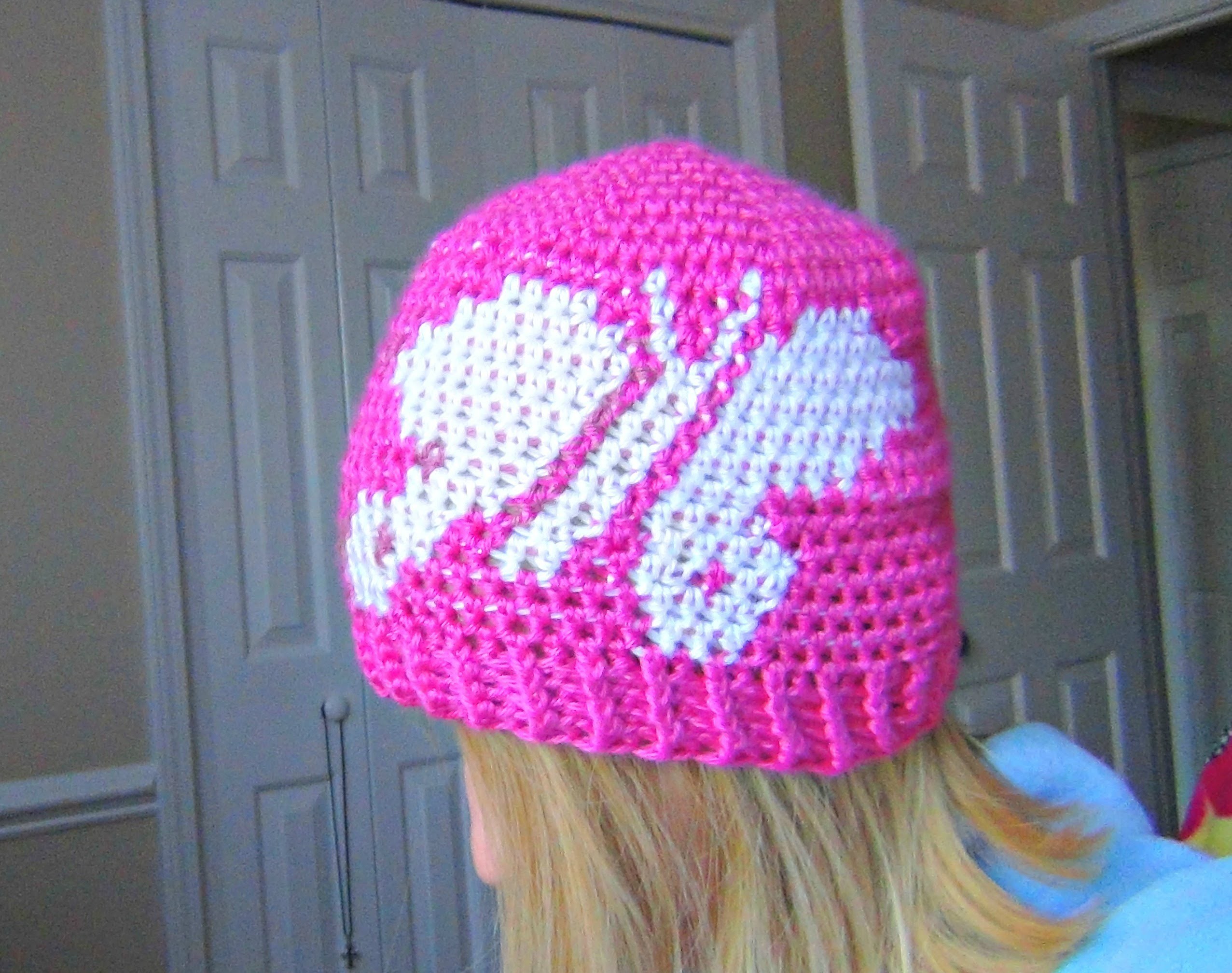 How to Crochet a Hat with Butterfly Motif