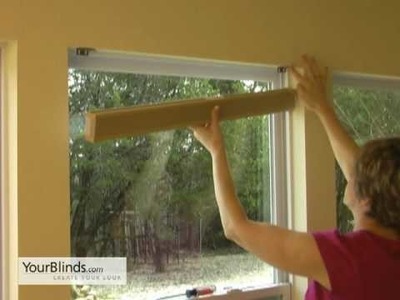How to Install Cellular Shades - Inside Mount - YourBlinds.com DIY
