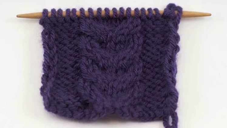 How to Knit the Stacked Cable Stitch
