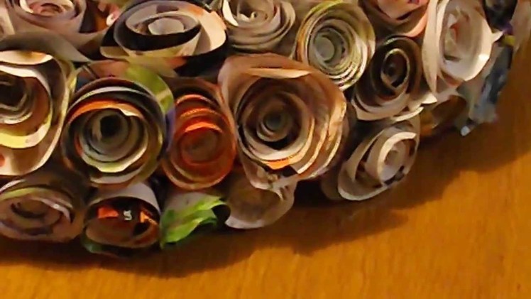 How to make a Rolled Paper Wreath
