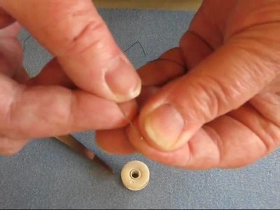 How to thread a beading needle - eventually!