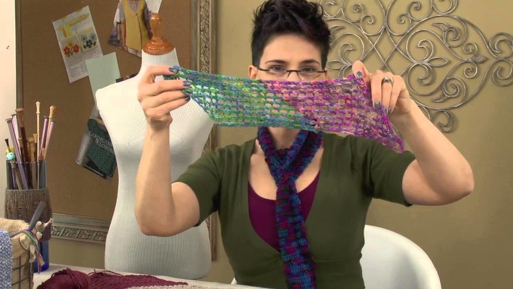 Knit Stitch Pattern Tutorial -- Experiment With Yarn Weights & Needle Sizes