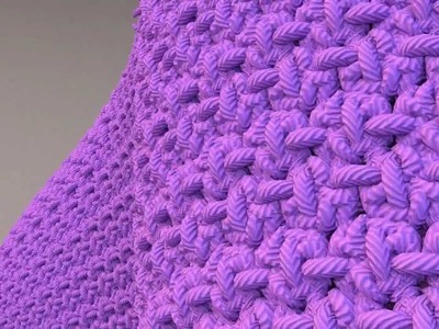 Knitted Clothing Simulation at ultra high detail