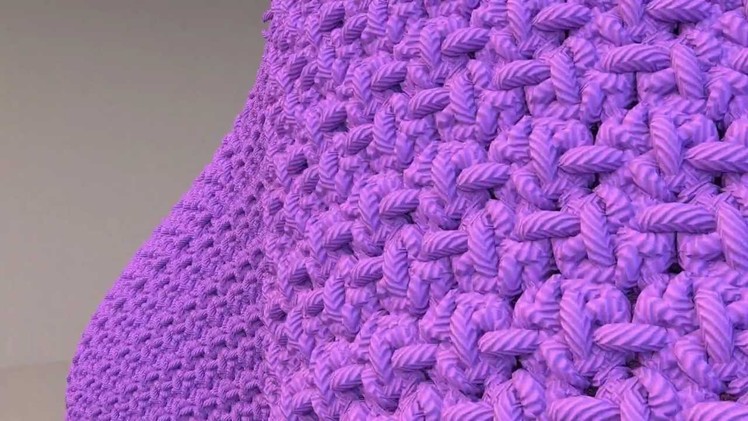 Knitted Clothing Simulation at ultra high detail